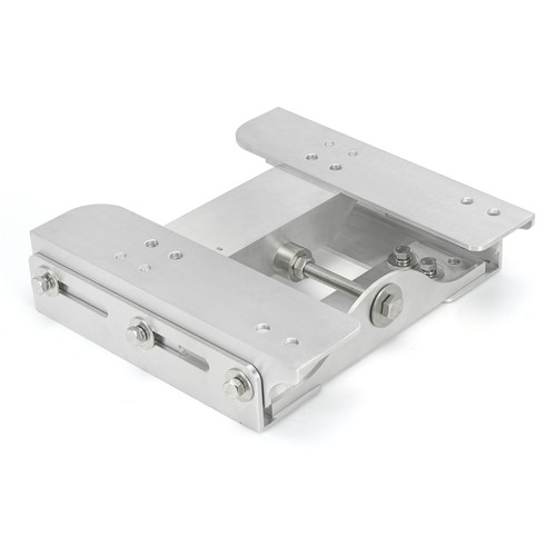 Silver aluminum adjustable - aluminum, 4''